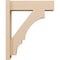 Ekena Millwork 5 1/2-in W x 18-in D x 22-in H Balboa Block Rough Cedar Woodgrain TimberThane Outlooker, Primed Tan OUTUR055X18X22BOA44RCPR - alternate 5
